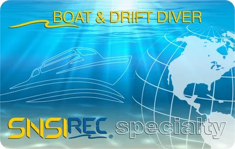 BOAT &amp; DRIFT DIVER card