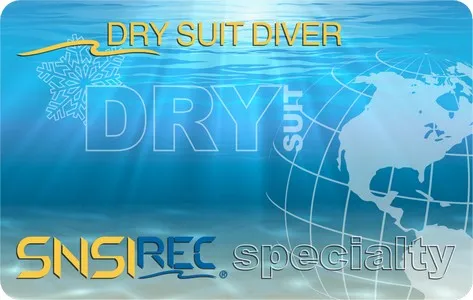 DRY SUIT DIVER card